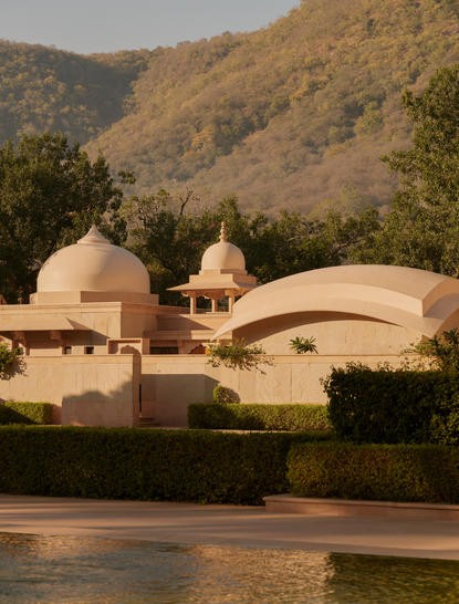 Amanbagh Accomodation pool pavilion exterior